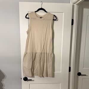 Universal Thread Sleeveless Cream Mini Dress